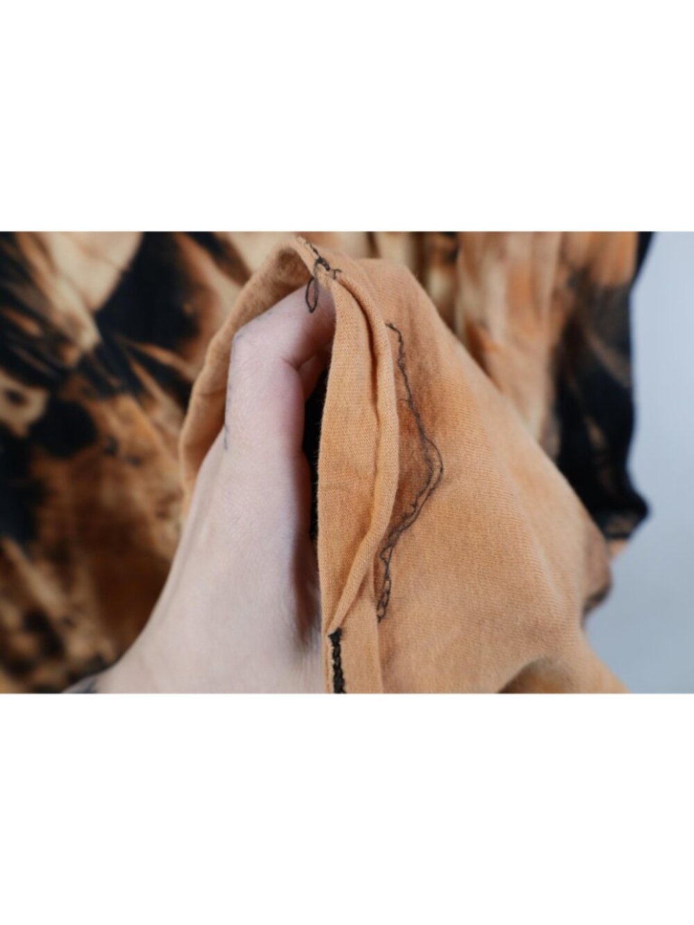 Vintage Y2K Streetwear Mens 2XL XXL Acid Wash Short Sleeve T-Shirt Pocket Trippy - Picture 10 of 13